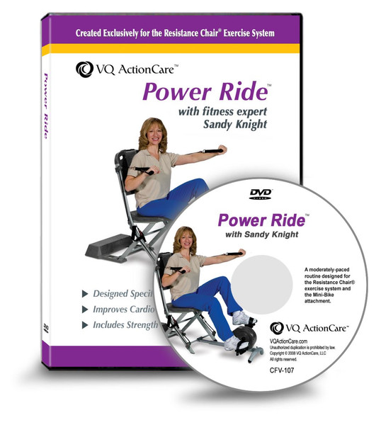 Resistance Chair - Power Ride DVD (Use with Smooth Rider II attachment)